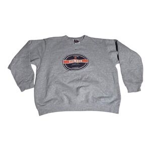 Vtg Nike Clemson Tigers Sweatshirt L Gray Vintage Logo Athletics Center Swoosh
